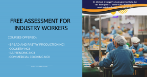 FREE ASSESSMENT FOR INDUSTRY WORKERS